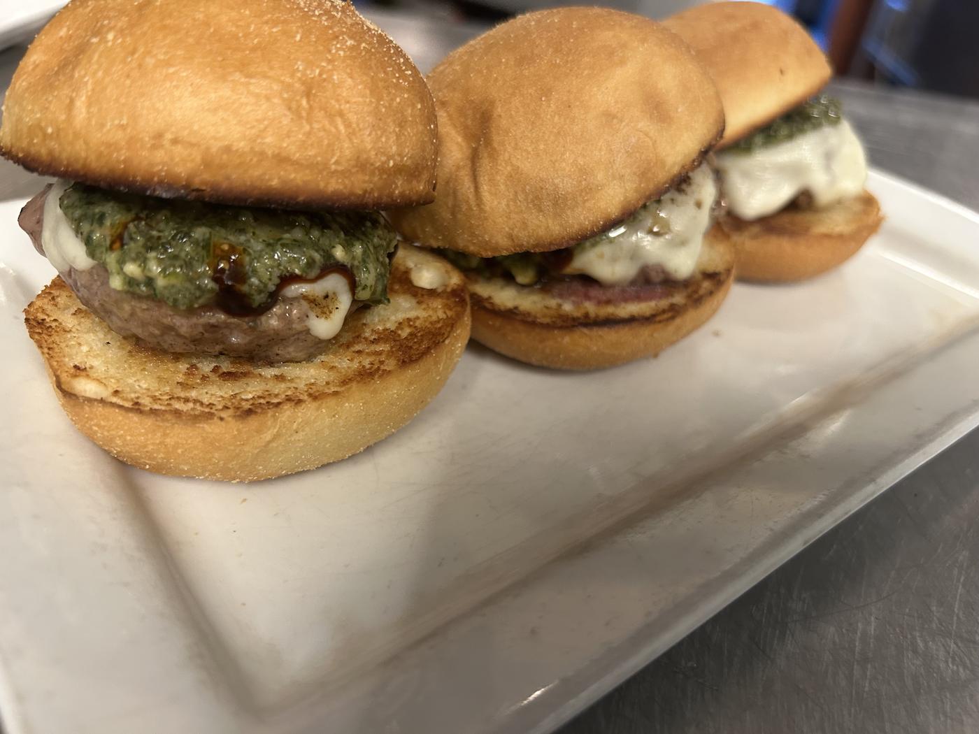 A trio of sliders
